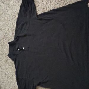 Black polo shirt